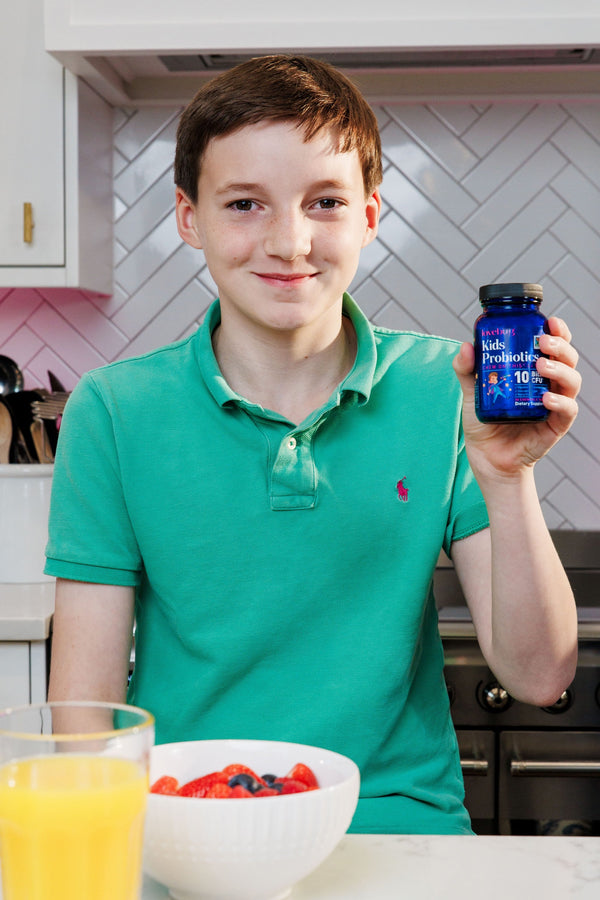 Child with Lovebug kids probiotic