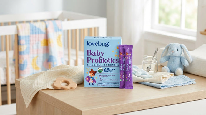 Baby probiotics with prebiotics for optimal gut health
