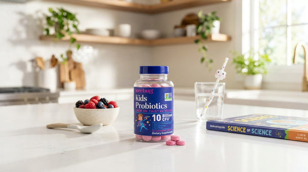 compare probiotic strains for children's gut health