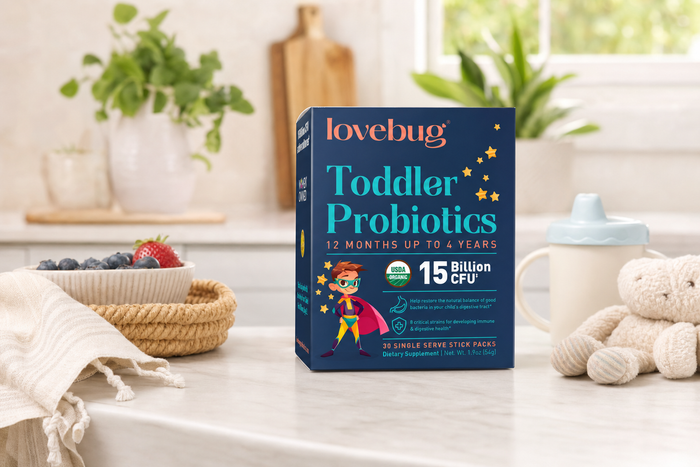 Compare probiotic strains for toddler gut health