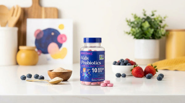 Difference between kids probiotic chews with prebiotics and without