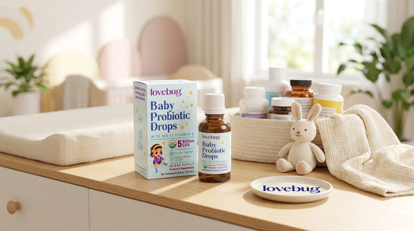 organic baby probiotic drops vs other infant supplements