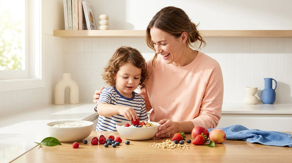 pediatrician recommended baby probiotic powder with prebiotic fiber