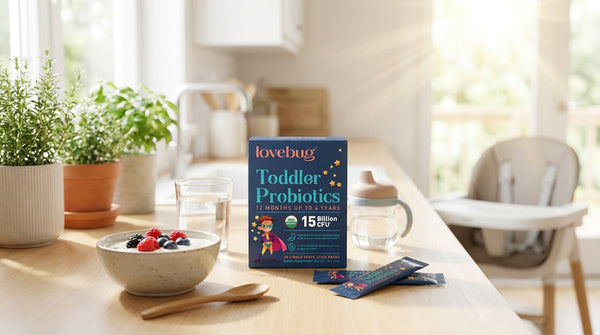 Toddler probiotics with prebiotics for optimal gut health