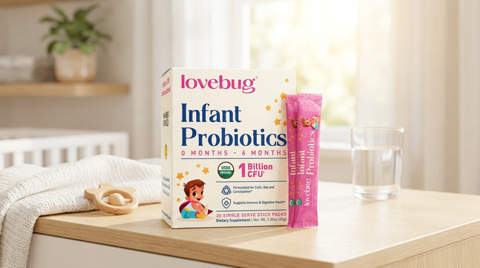 What do pediatricians recommend for infant probiotics for 0-6 months?