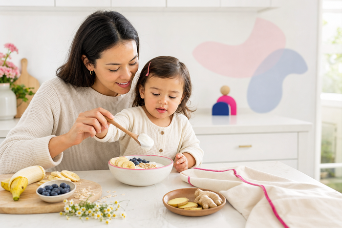 what probiotic powder should I use for my 8 month old with tummy troubles