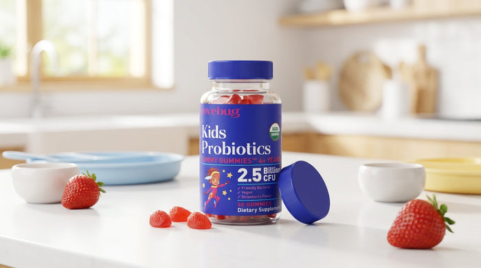 what's the difference between probiotic strains in kids gummies
