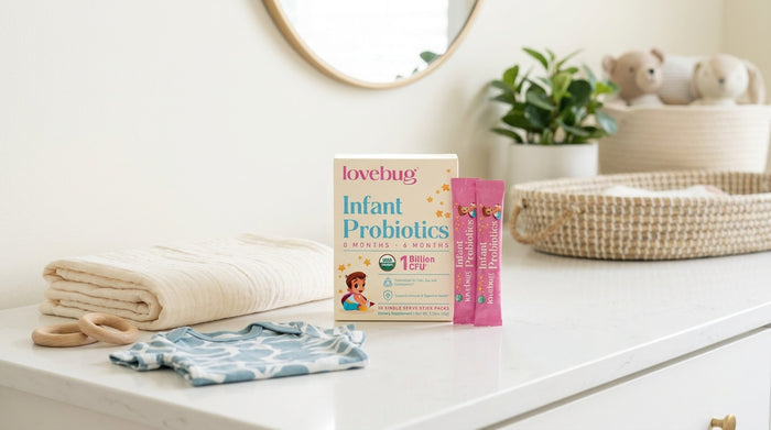 Which probiotic is recommended for infants 0-6 months with reflux?