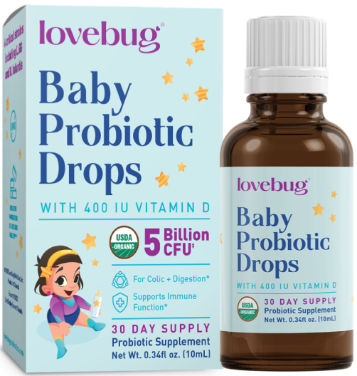 Baby Probiotic Drops for Sensitive Tummies